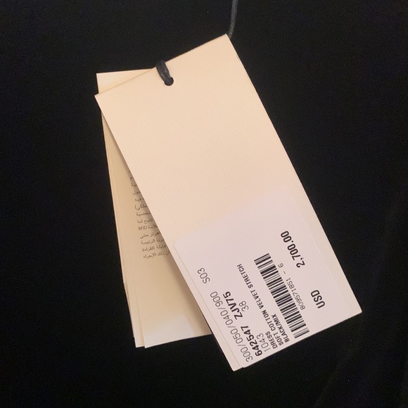 NWT Gucci Velvet Dress with Bow Detail - Picture 9 of 12